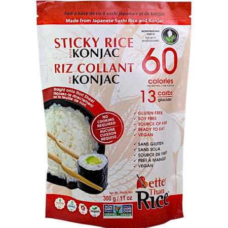 Non Drain Sticky Rice with Konjac